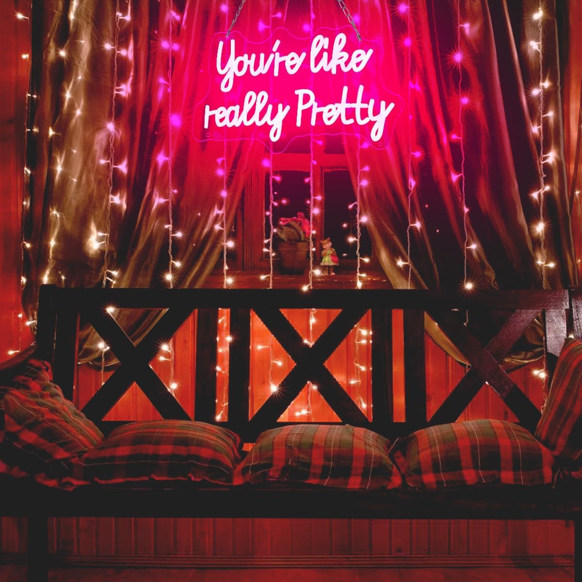 You like really pretty LED Neon Sign – Intentional Wall Decor with Hidden Cord, Minimalist Pink Light