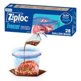 Ziploc Freezer Bags Gallon Size – Reusable Batch Storage to Support Intentional Eating Habits