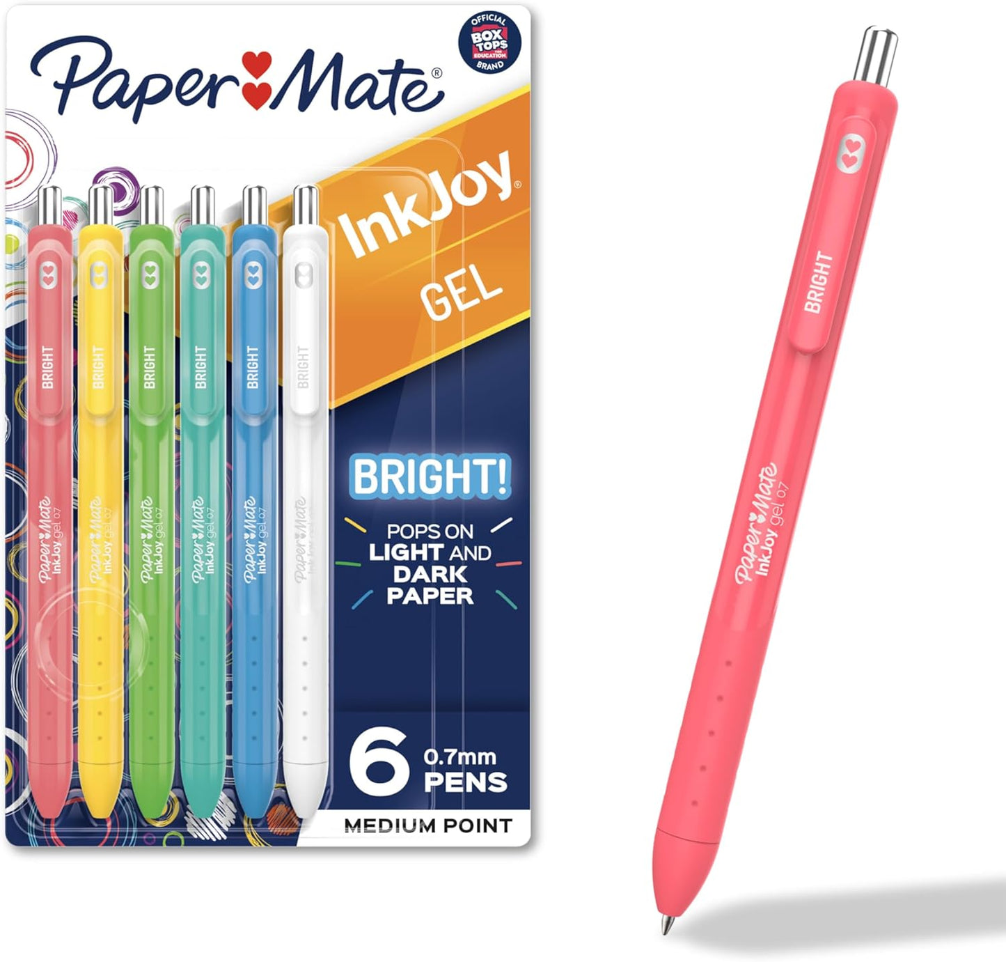 0.7mm medium point tip for versatile writing