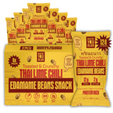 Where You Bean Dry Roasted Edamame (Thai Lime Chili) – Clean Eating Breakroom Upgrade for Office Wellness Programs, Vegan Keto Snack, Pack of 8