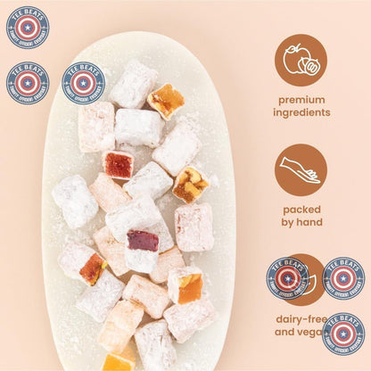 1/3 fewer calories than typical chocolate confections