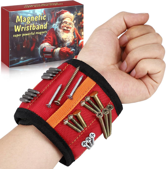 10 embedded neodymium magnets wrapping nearly the full circumference of the wristband