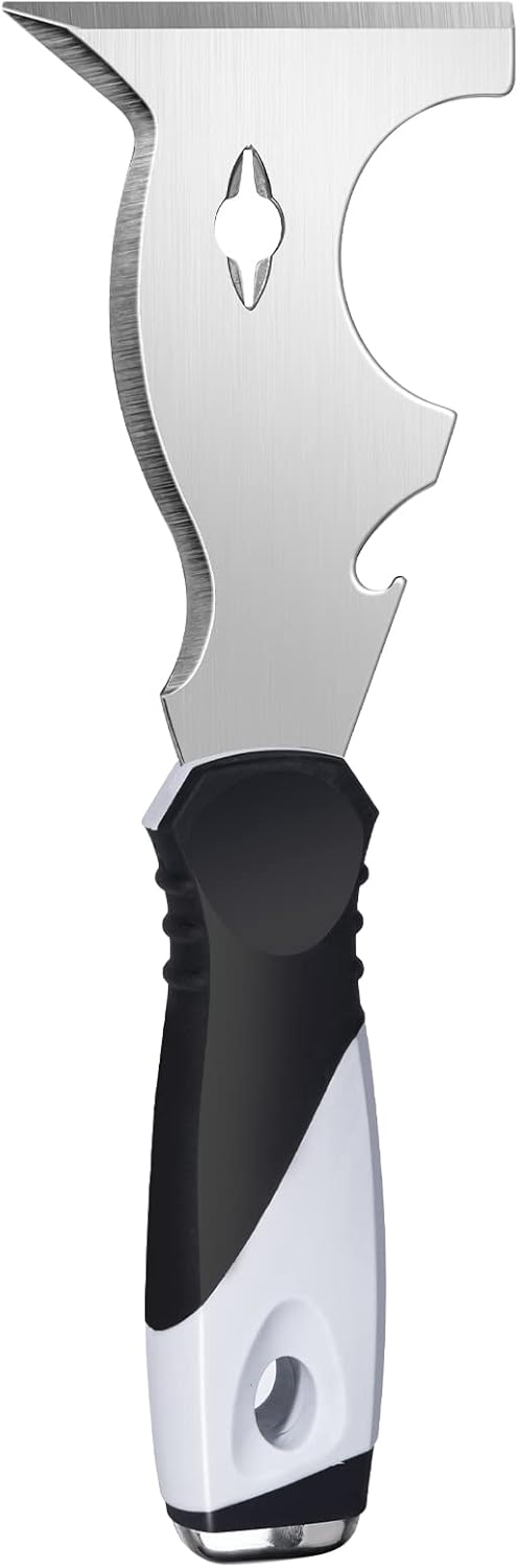 10-in-1 multifunctional putty knife and scraper design
