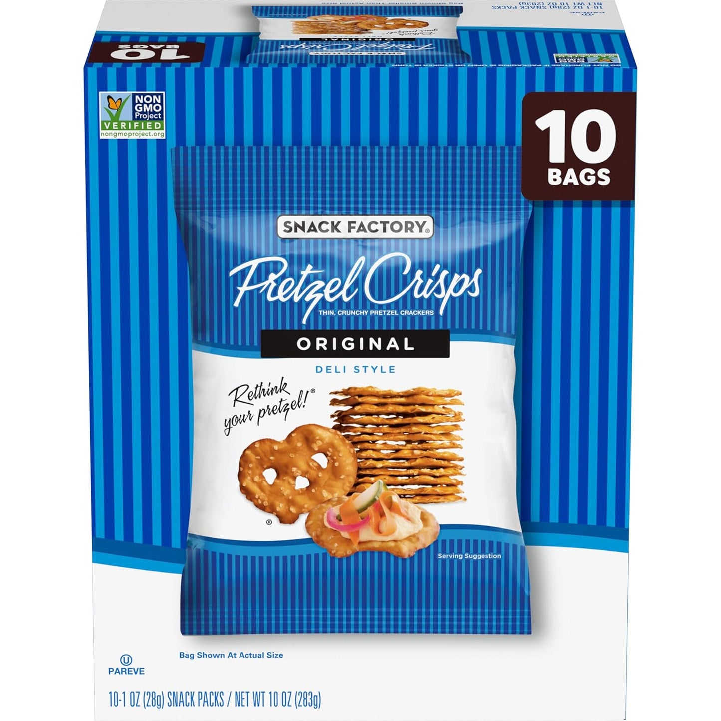 10 individually sealed 1-ounce bags per box (also available in 20-count box)