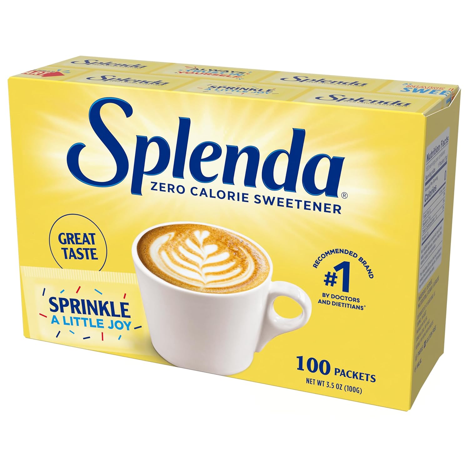 100-count bulk pack of individually wrapped single-serve packets