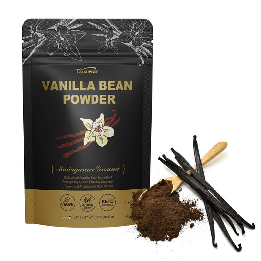 100% ground madagascar vanilla beans with no fillers or additives