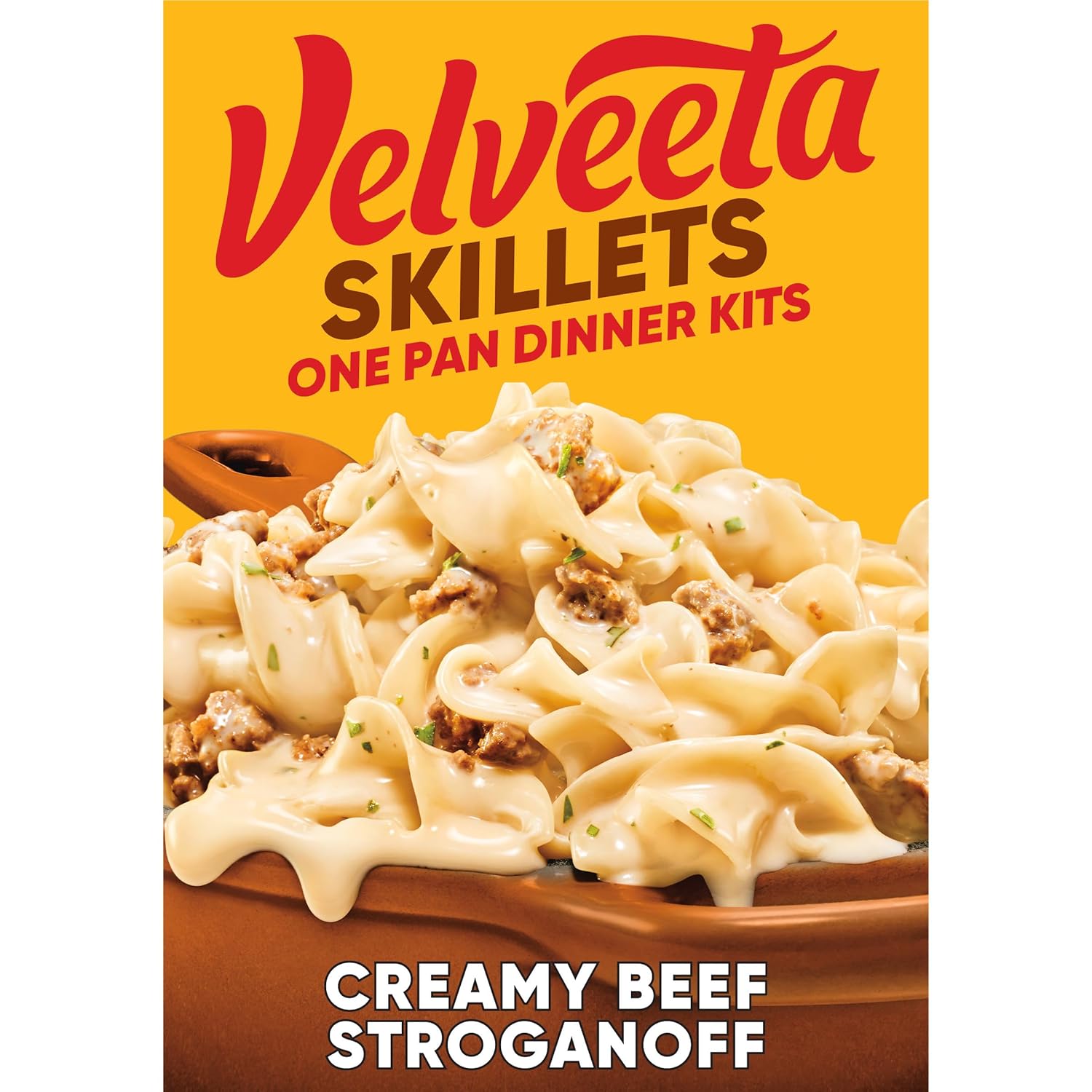 11.6 oz box with pasta, cheese sauce packet, and seasoning mix included