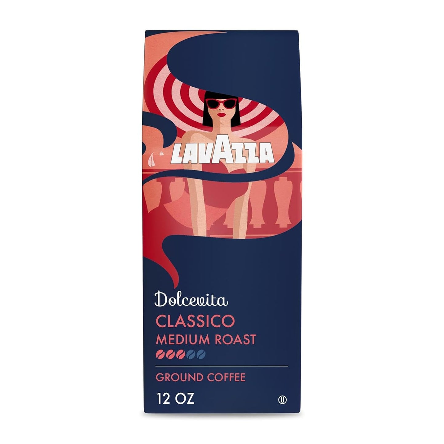 12-ounce pre-ground coffee bag ready for drip brewers