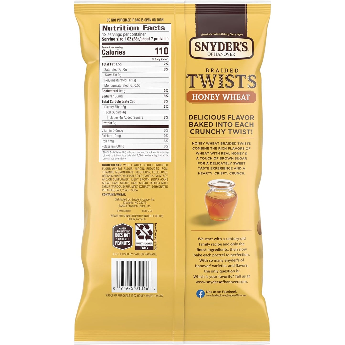 12-ounce resealable-style shareable bag