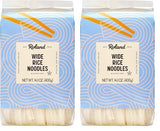 Roland Foods Wide Rice Noodles – Simple Gluten-Free Staple with Short Ingredient List, Less-is-More Pantry Design