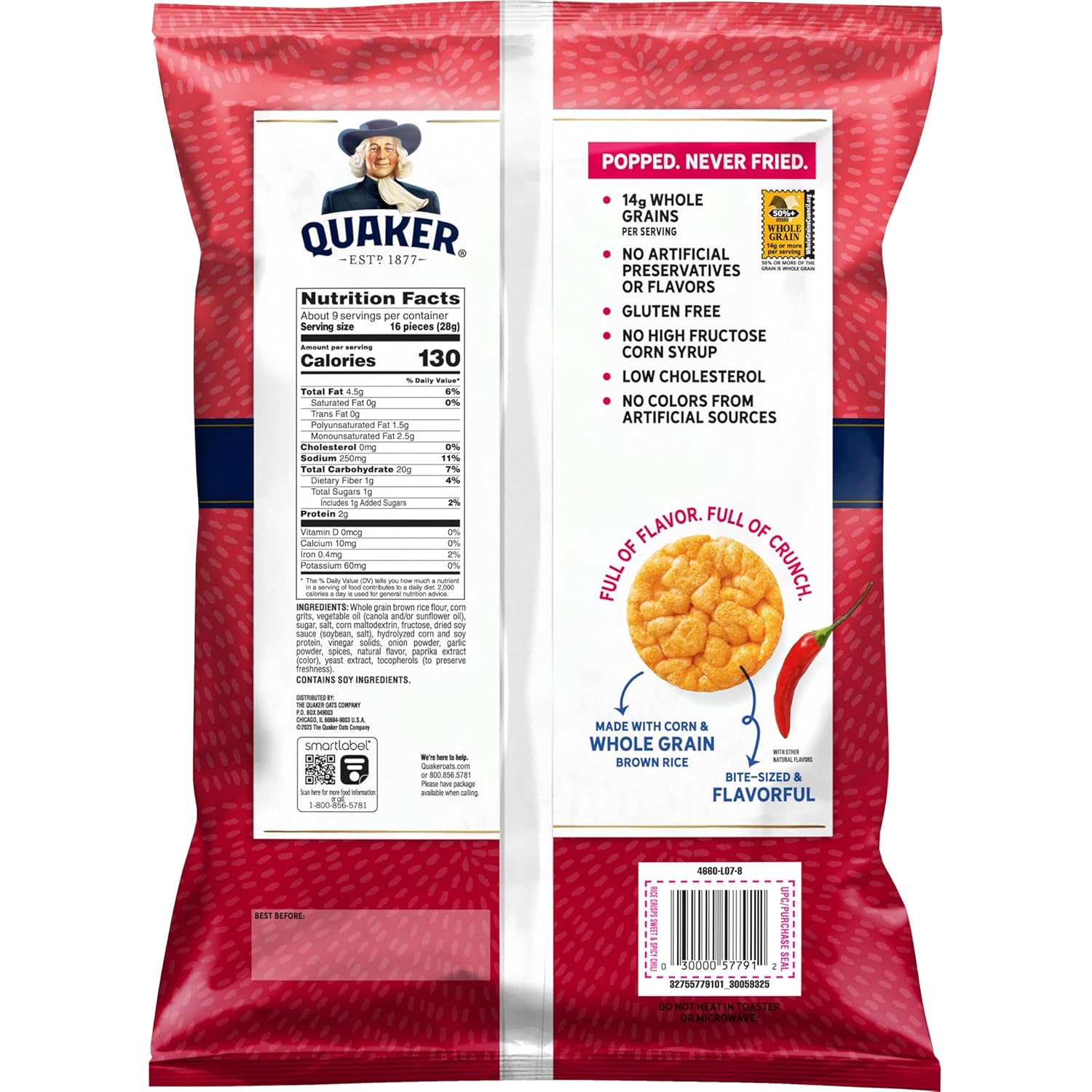 14g whole grains per serving