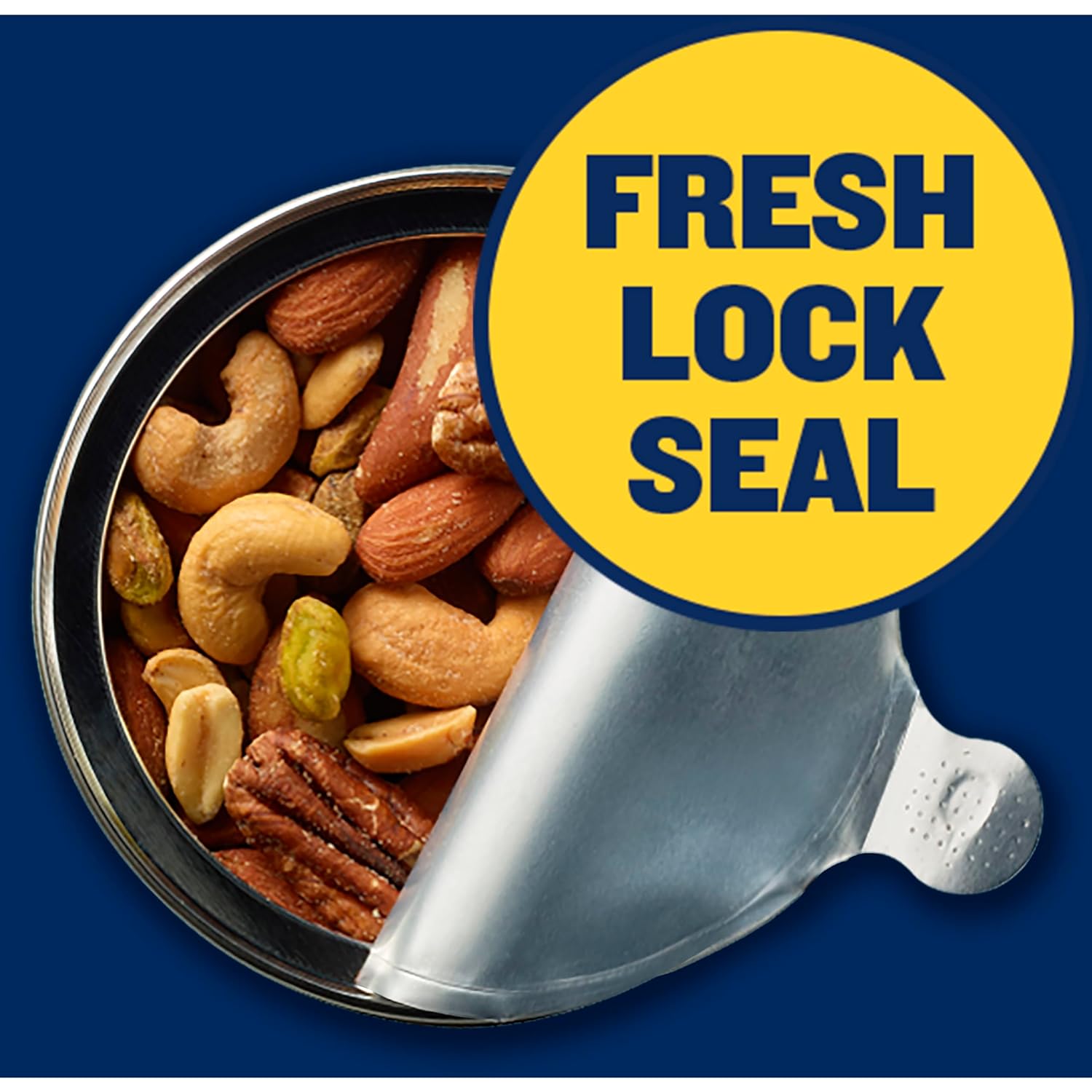 15.25oz resealable airtight canister for freshness and portability