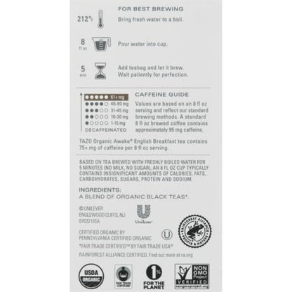 16-count tea bags per box, with 96-bag and dual-pack variants up to 192 bags