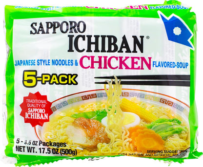 17.5 oz family-size bulk pack alongside 3.5 oz single-serve packets sold in packs of 5 and 10