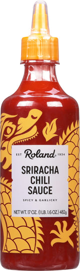 Roland Foods Sriracha Chili Sauce 17 oz – Artisan Crafted Chili Sauce for the Refined Dining Table