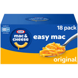 Kraft Easy Mac Microwave Mac & Cheese – Clean Ingredient Side Dish for Uncluttered Meal Prep