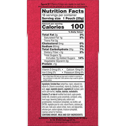 2-crisp pouches with 18 total pouches (36 crisps) for grab-and-go convenience