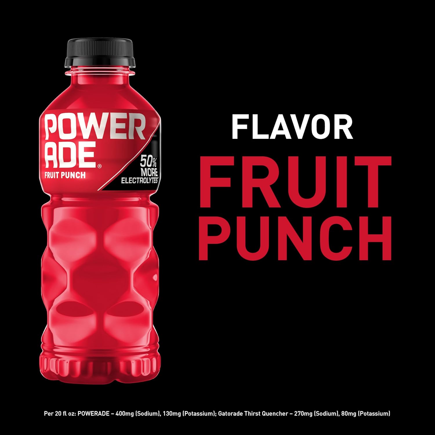 20 fl oz single-serve bottle format (with smaller 12 oz 8-pack variants available)
