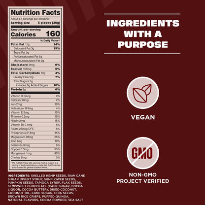 2g dietary fiber and 9 essential vitamins and minerals per serving