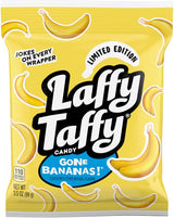 Laffy Taffy Mini Bars, Banana Flavor, 3.5 oz Bag – Affordable Care Package Add-On for College Students and Road Trips