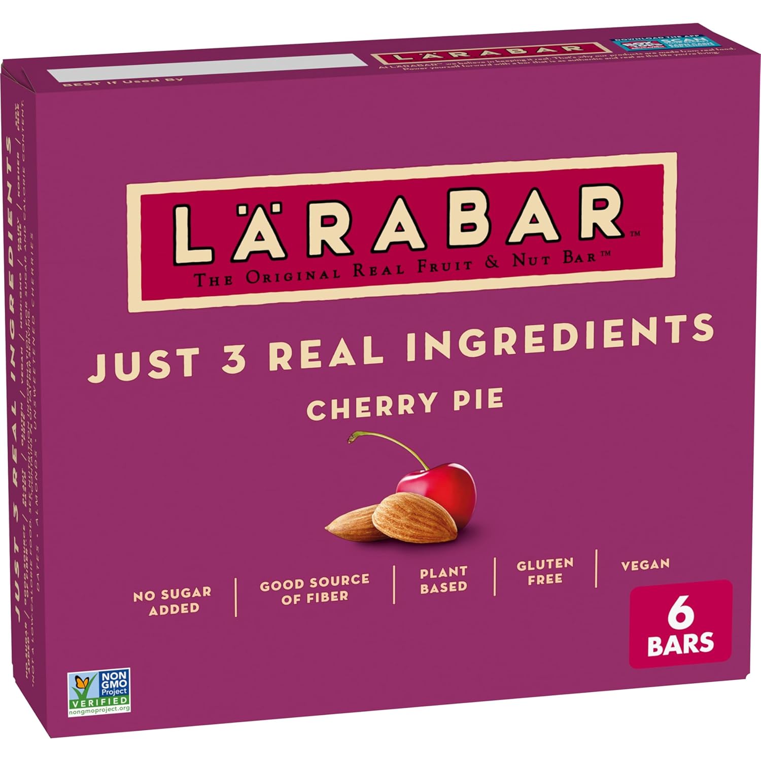 3-ingredient whole-food formulation: dates, almonds, unsweetened cherries