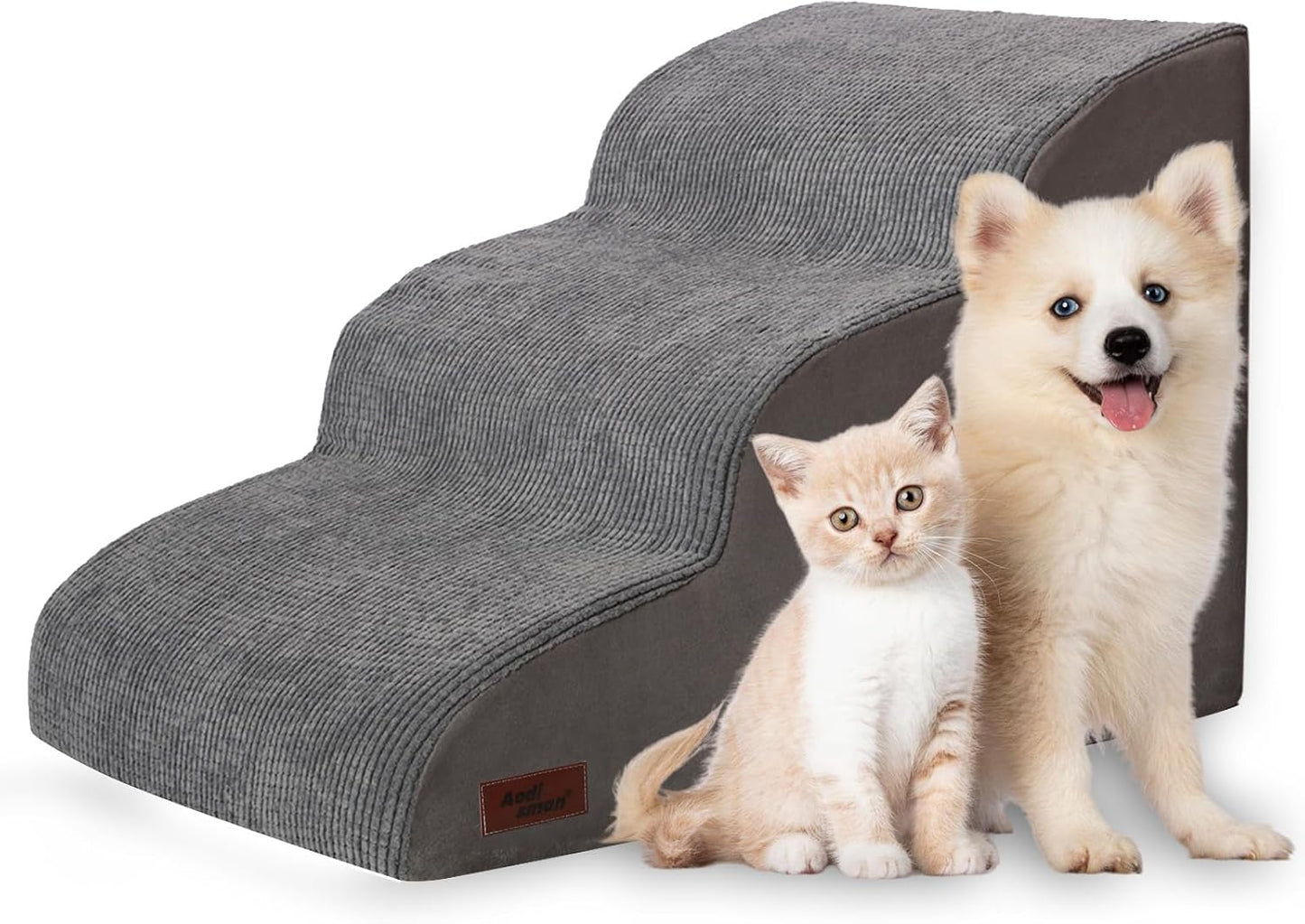 3-step, 4-step, and 5-step height variants (15.7" / 17.4" / 22.2") for sofa, chair, and bed use