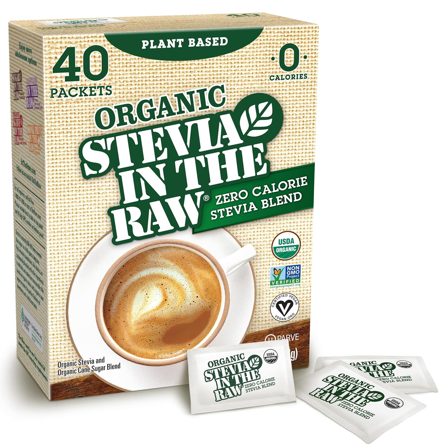 40 individually wrapped single-serve packets for grab-and-go convenience
