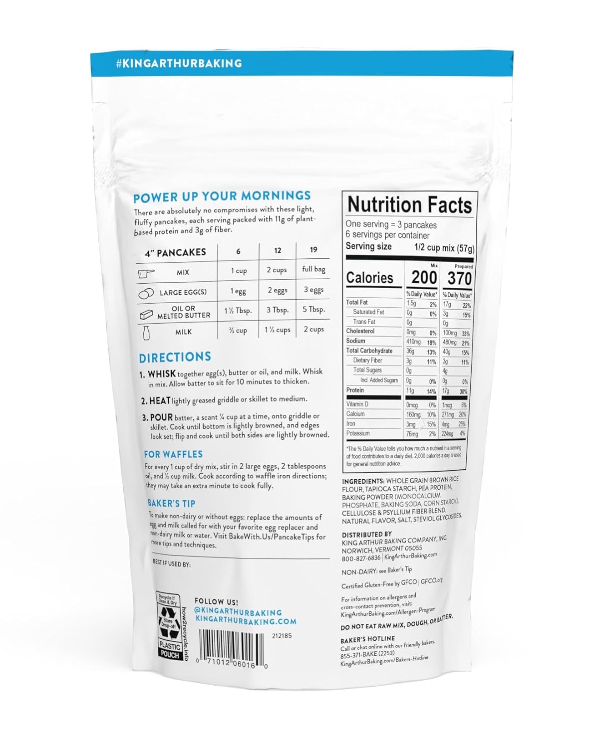 4g dietary fiber per serving