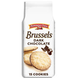 Pepperidge Farm Brussels Dark Chocolate Cookies – Gourmet Cookie for the High-End Cheese Board, Refined Platter Companion for Wine Nights