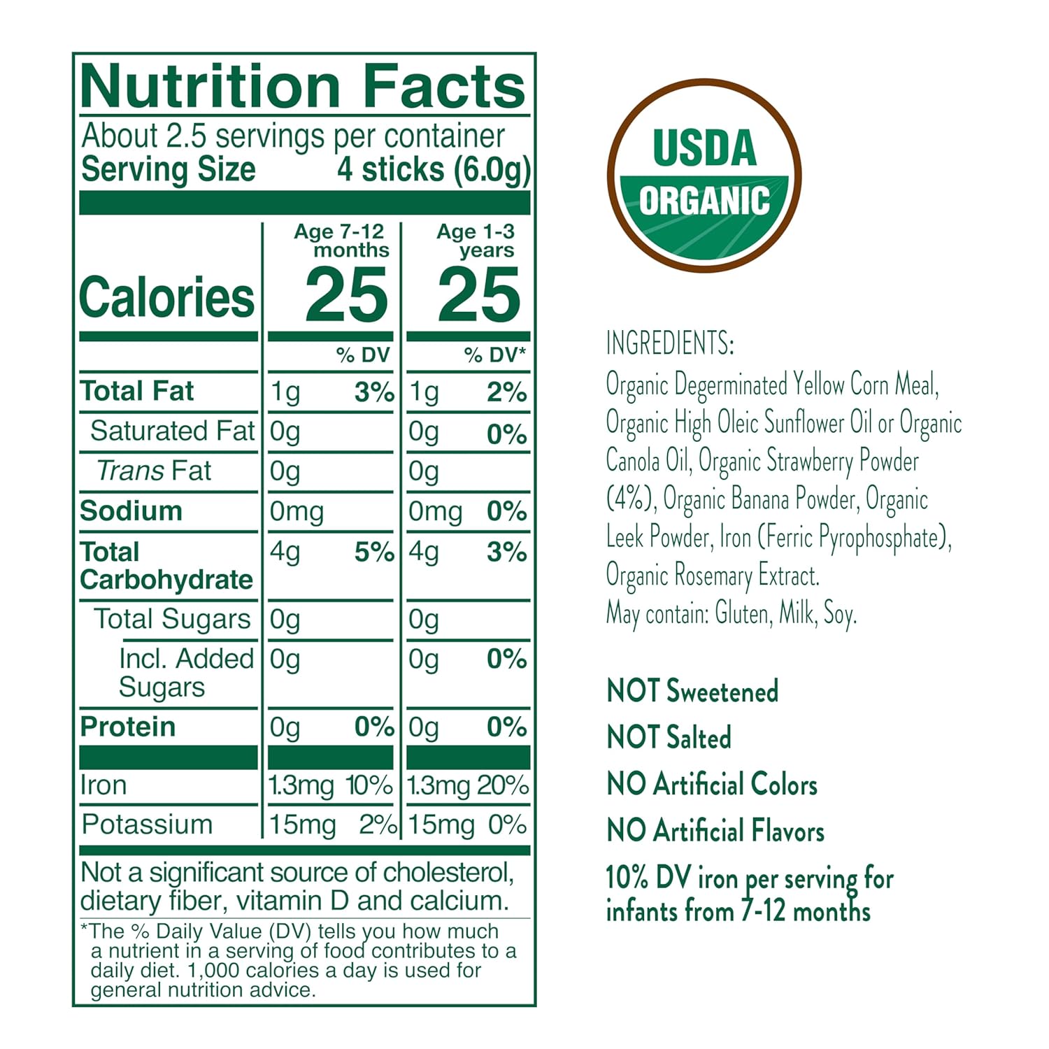 5 individual 0.56 oz resealable single-serve packs