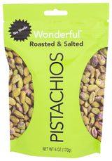 Wonderful Pistachios Roasted & Salted Shelled — Ready-to-Eat Office Snack for Mid-Afternoon Energy
