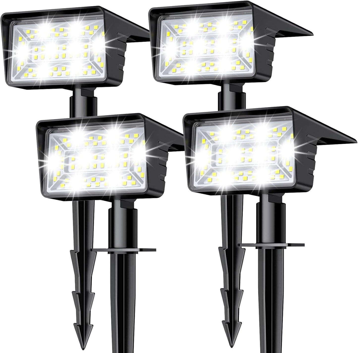 60 leds per fixture delivering up to 700 lumens of bright, focused spotlight output