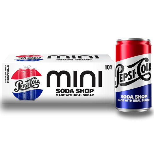 7.5oz mini can format (pack of 10) for single-serve convenience