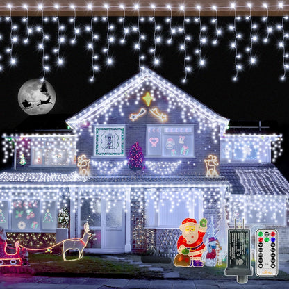 720 led (or 600 led variant) on 60 ft string with 120 cascading drops