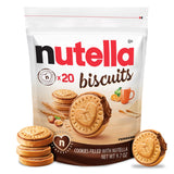 Nutella Biscuits – Birthday and Holiday Gift for Hazelnut Spread Fans, Resealable 20 Pack