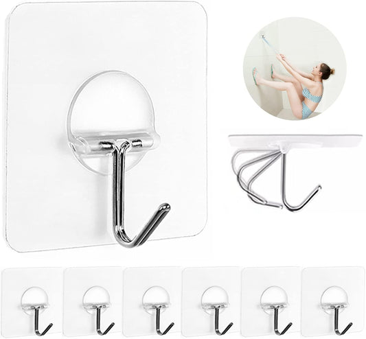 adhesive backing with peel-and-stick installation requiring no nails or drills