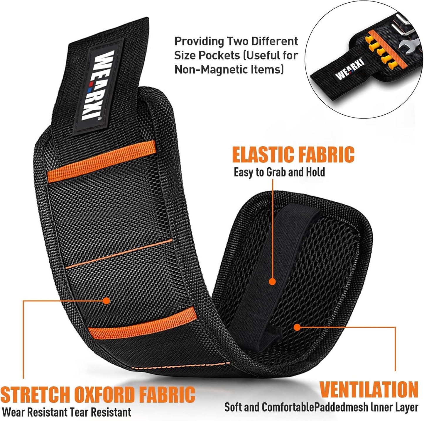 adjustable one-size wristband design fitting most adult men