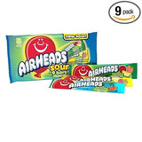 Airheads Sour Three-Flavor Candy Variety – Non-Melting Kids Snack for Road Trips, Car Consoles, and Playdates