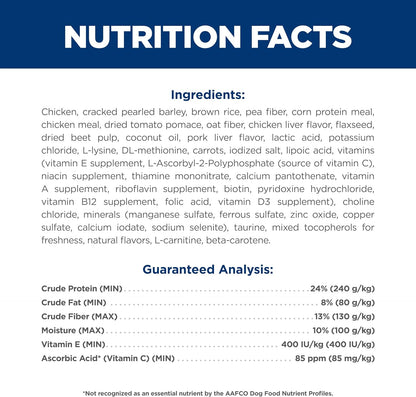 allergen-free claim and 25 lb bulk bag option for multi-dog or long-term feeding