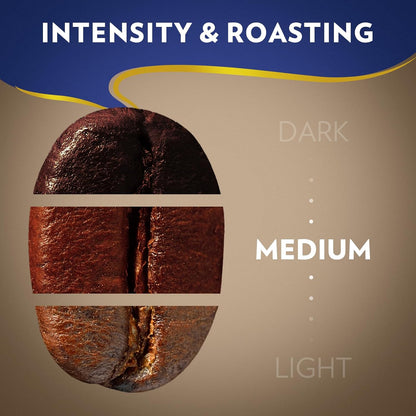 arabica and robusta blend sourced from 15 coffee-growing countries