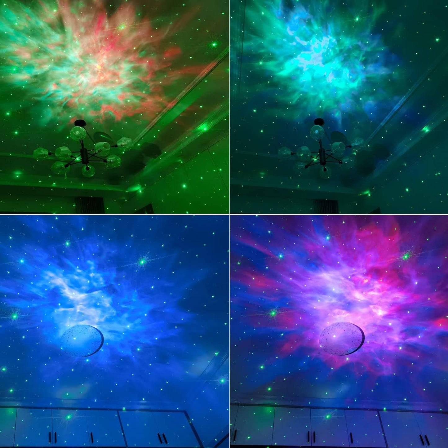 AstraStar Astronaut Galaxy Lamp – Stylish Ambient Lighting for Dorm and Home Theatre, Adjustable Nebula Ceiling Projector