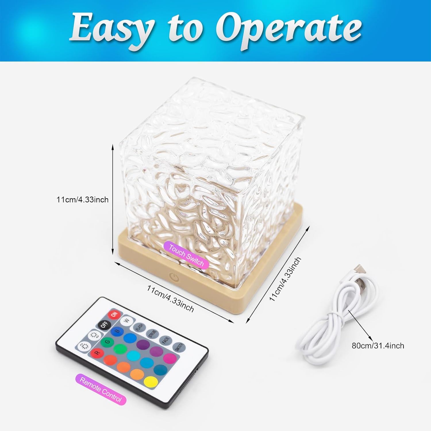 AuroraLume 4.3 Inch Galaxy Projector – Simple Cordless Mood Lamp for Intentional Living Spaces