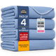 34x52 Inch (Pack of 4) - Blue