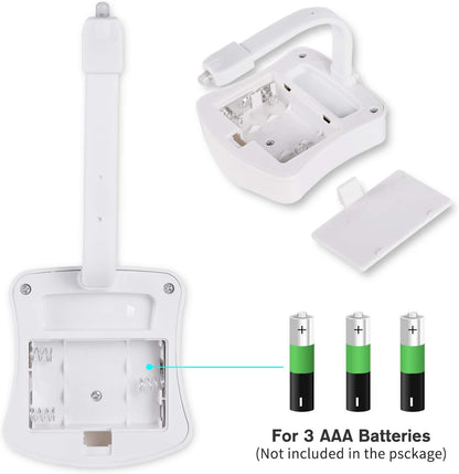 battery powered by 3 aaa cells with easy replacement