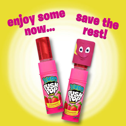 Bazooka Push Pop Jumbo Lollipops – Thoughtful Party Favor for Halloween and Birthdays