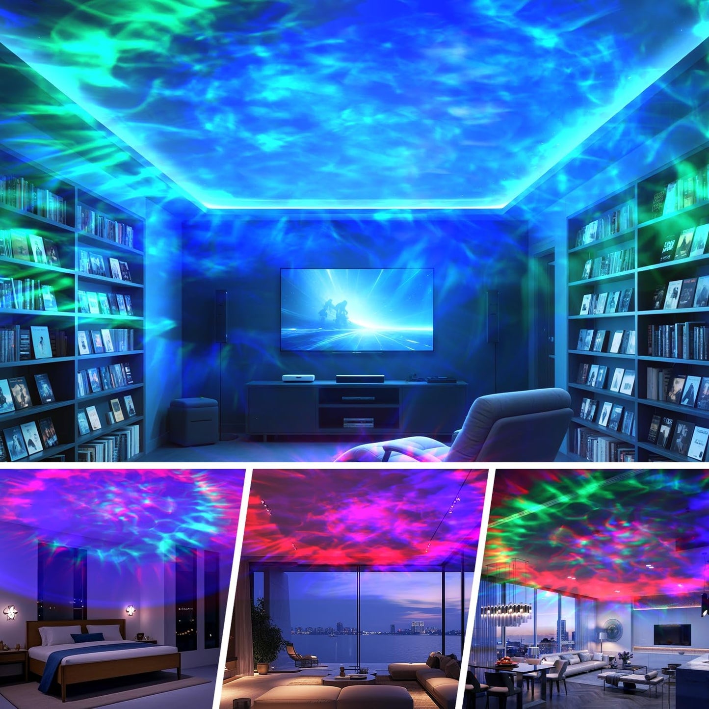 Bedtime Wellness Galaxy Projector – Soothing Star Ceiling Lamp for Sleep Routine, Yoga Corner, and Mindfulness Practice