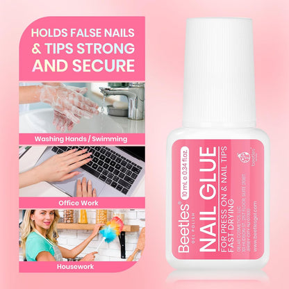 Beetles Gel Nail Bond – Lamp-Free Adhesive for Dorm and Apartment-Friendly Nail Application