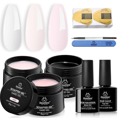 Beetles Soothing Hard Gel Manicure Kit – A Relaxing Nail Therapy Ritual for Sensitive Skin Types