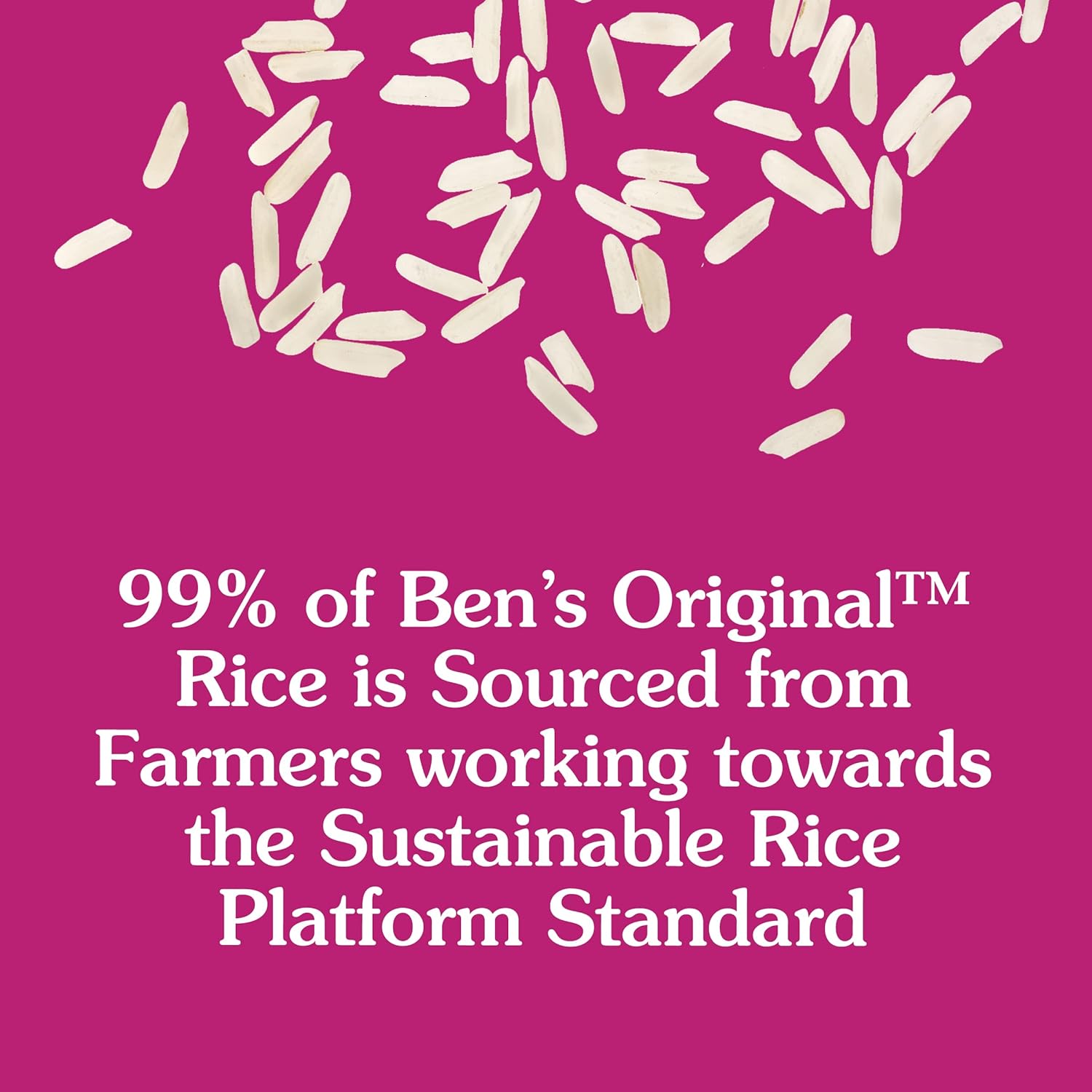 BEN'S ORIGINAL Enriched White Rice, 80 oz Bag – Nutritious, Fat-Free Base for School Lunches, Stuffed Peppers and Meatballs