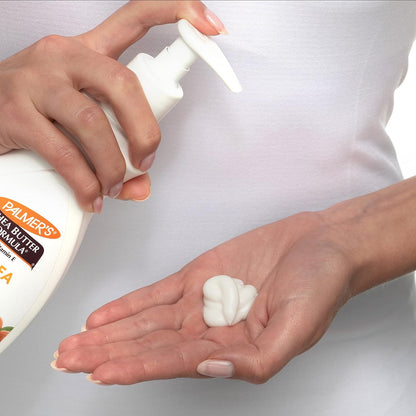 blend of marula oil, oatmeal, grapeseed oil and vitamin e to seal moisture and calm irritation